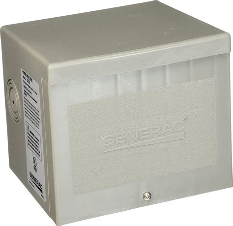 generac 6338 50-amp 4-wire 125/250v raintight non-metallic power inlet box|50 amp generator outlet box.